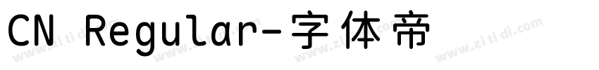 CN Regular字体转换